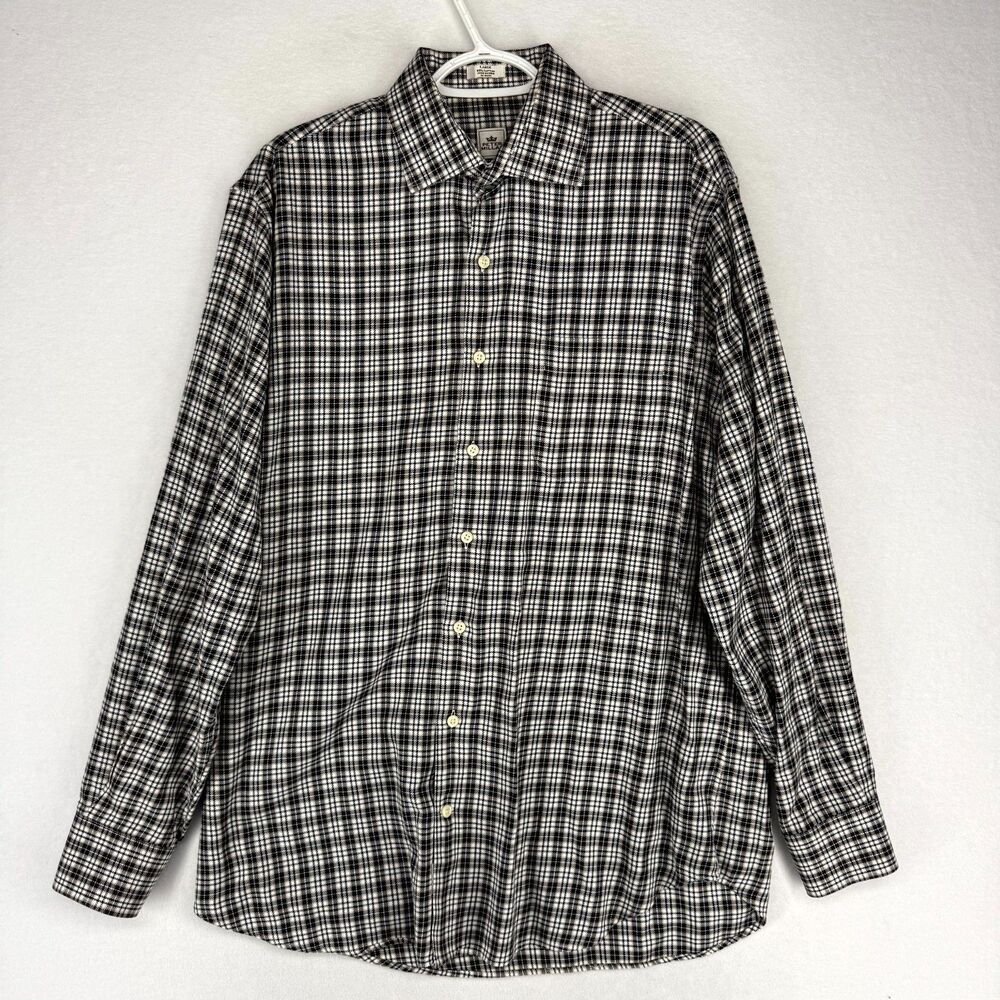 Peter Millar Mens 100% Cotton Long Sleeve‎ Button Dress Shirt Size L